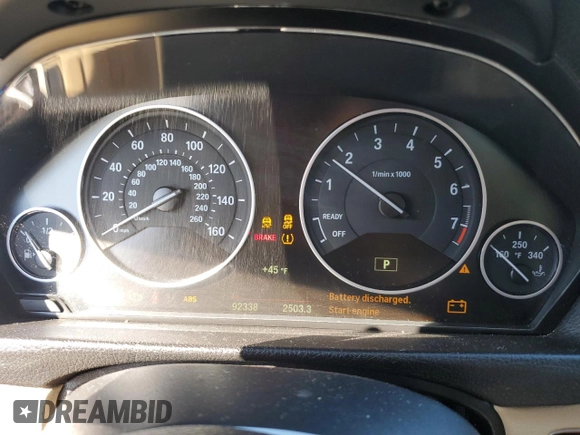 2015 BMW 3 Series 328i xDrive с VIN WBA3B5C53FP654421, выставлен на аукционе Copart как лот 48390165 с пробегом 92 338 миль миль и На запчасти • Non repairable. История ставок и продаж доступна на DreamBid. Изображение 9.