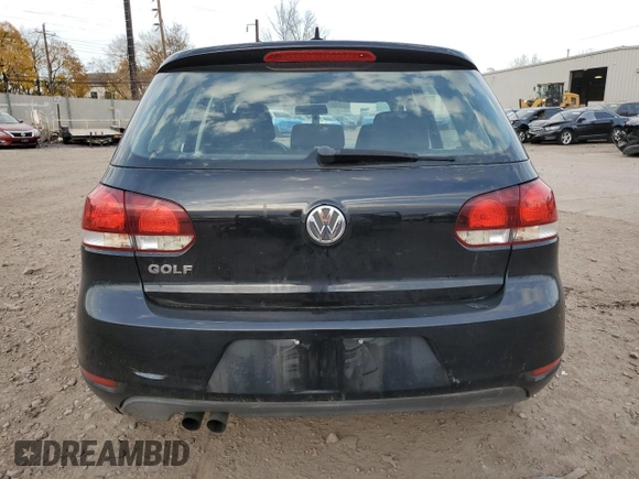 2012 Volkswagen Golf w/Conv with VIN WVWDB7AJ2CW320756, listed as a Copart auction lot 54572005 with 37,088 mi miles and Salvage title. Bid and sale history available at DreamBid. Image 6.