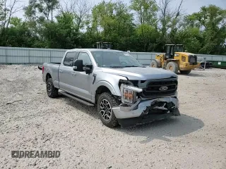 2021 Ford F-150 XL with VIN 1FTFW1E85MKE03933, listed as a Copart auction lot 60513185 with 82,793 mi miles and Salvage title. Bid and sale history available at DreamBid. Image 13.