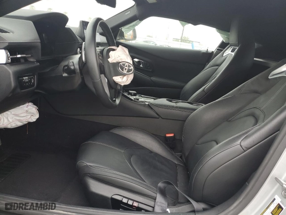 2022 Toyota GR Supra 3.0 with VIN WZ1DB0C0XNW051678, listed as a Copart auction lot 54990484 with 0 mi miles. Bid and sale history available at carsss.com. Image 7.