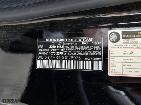 2013 Mercedes-Benz C-Class C 250 with VIN WDDGJ4HB1DG028076, listed as a Copart auction lot 50884695 with 0 mi miles and Salvage Title. Bid and sale history available at carsss.com. Image 13.