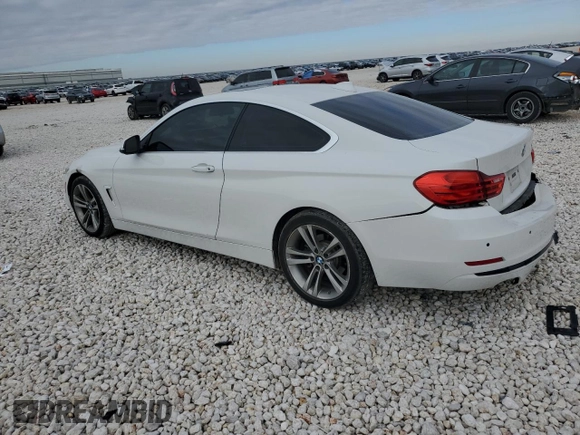 2017 BMW 4 Series 430i with VIN WBA4R7C37HK896333, listed as a Copart auction lot 88597215 with 114,500 mi miles and Salvage Title. Bid and sale history available at DreamBid. Image 2.