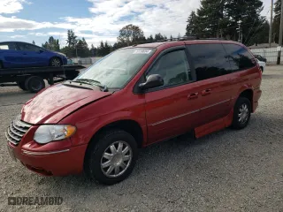 2007 Chrysler Town & Country LWB Limited with VIN 2A8GP64L27R316283, listed as a Copart auction lot 76139604 with 82,238 mi miles and Salvage Title. Bid and sale history available at carsss.com. Image 1.