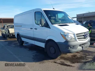 2018 Mercedes-Benz Sprinter Cargo Worker with VIN WD3PE7CD2JP615790, listed as a IAAI auction lot 41227785 with 261,158 mi miles. Bid and sale history available at carsss.com. Image 1.