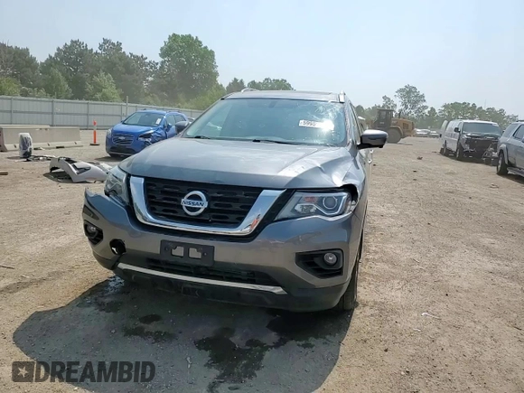 2017 Nissan Pathfinder SL with VIN 5N1DR2MM1HC611323, listed as a Copart auction lot 59956795 with 80,317 mi miles and Salvage title. Bid and sale history available at DreamBid. Image 13.