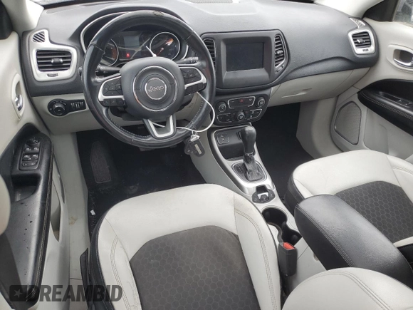 2019 Jeep Compass Latitude with VIN 3C4NJCBB1KT636757, listed as a Copart auction lot 56056115 with 81,847 mi miles and Salvage title. Bid and sale history available at DreamBid. Image 8.