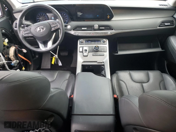 2022 Hyundai Palisade SEL with VIN KM8R4DHE7NU408641, listed as a Copart auction lot 57335835 with 66,510 mi miles and Salvage title. Bid and sale history available at DreamBid. Image 8.