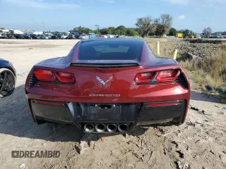2019 Chevrolet Corvette 3LT with VIN 1G1YF2D70K5103549, listed as a Copart auction lot 71761584 with 25,841 mi miles and Salvage Title. Bid and sale history available at carsss.com. Image 6.
