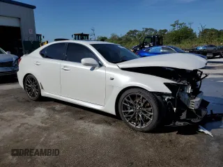 2011 Lexus IS F with VIN JTHBP5C22B5009186, listed as a Copart auction lot 49049665 with 114,900 mi miles and Salvage Title. Bid and sale history available at carsss.com. Image 4.