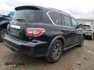 2019 Nissan Armada SV with VIN JN8AY2NC0K9586598, listed as a Copart auction lot 80236104 with 93,313 mi miles and Clean Title. Bid and sale history available at carsss.com. Image 3.