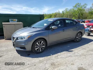 2021 Nissan Versa SV with VIN 3N1CN8EV9ML872125, listed as a Copart auction lot 54725735 with 73,873 mi miles and Clean title. Bid and sale history available at DreamBid. Image 1.