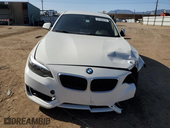 2015 BMW 2 Series 228i xDrive with VIN WBA1F7C59FV367412, listed as a Copart auction lot 52168315 with 44,348 mi miles and Salvage title. Bid and sale history available at DreamBid. Image 5.