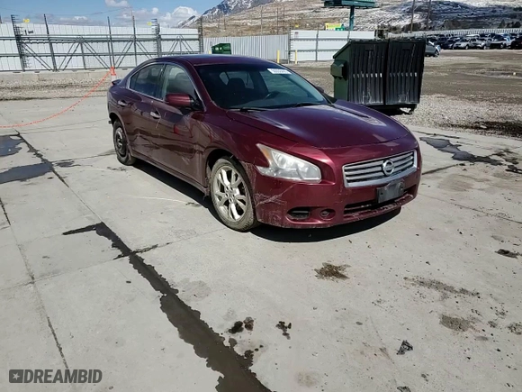 2012 Nissan Maxima 3.5 S with VIN 1N4AA5AP7CC811653, listed as a Copart auction lot 50008455 with 267,605 mi miles and Salvage Title. Bid and sale history available at carsss.com. Image 11.