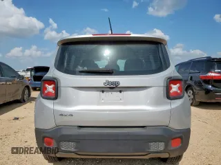 2017 Jeep Renegade Altitude with VIN ZACCJBBB3HPE90038, listed as a Copart auction lot 61364695 with 214,937 mi miles and Salvage title. Bid and sale history available at DreamBid. Image 6.