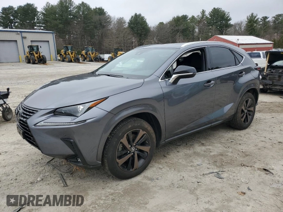 2020 Lexus NX 300 with VIN JTJGARDZ0L2230278, listed as a Copart auction lot 49786155 with 38,606 mi miles and Non Repairable. Bid and sale history available at DreamBid. Image 1.