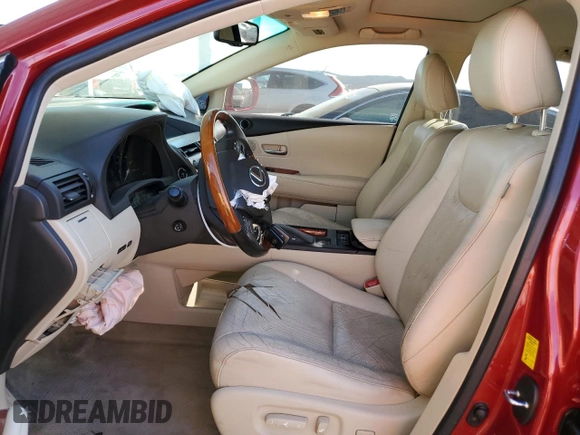 2010 Lexus RX 450h with VIN JTJZB1BA1A2002839, listed as a Copart auction lot 46284065 with 218,698 mi miles and Salvage Title. Bid and sale history available at DreamBid. Image 7.