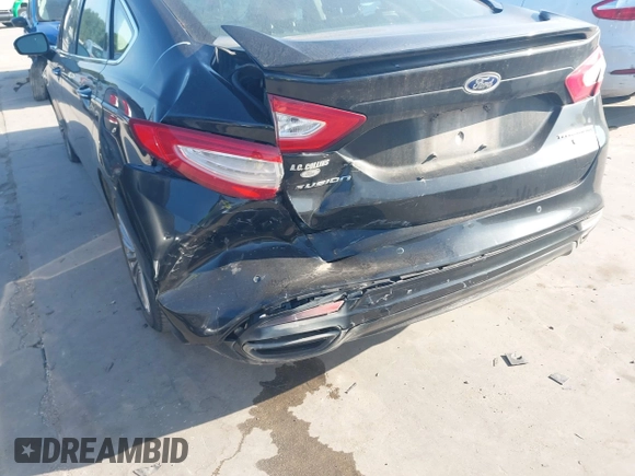 2014 Ford Fusion Titanium with VIN 3FA6P0K94ER115795, listed as a IAAI auction lot 42230295 with 266,277 mi miles and . Bid and sale history available at DreamBid. Image 15.