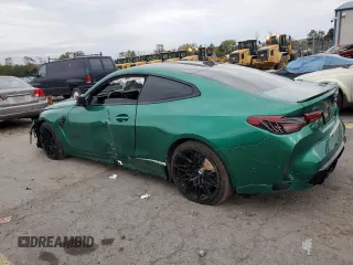 2025 BMW M4 Competition xDrive with VIN WBS33HK07SCS52659, listed as a Copart auction lot 73169994 with 2,946 mi miles and Salvage Title. Bid and sale history available at carsss.com. Image 2.
