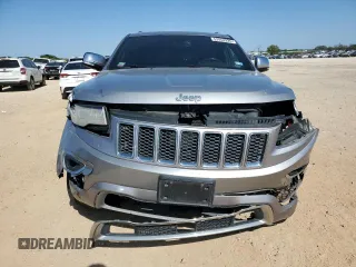 2014 Jeep Grand Cherokee Overland with VIN 1C4RJFCG7EC153156, listed as a Copart auction lot 52452925 with 152,348 mi miles and Salvage Title. Bid and sale history available at DreamBid. Image 5.