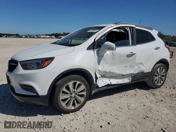 2017 Buick Encore Preferred with VIN KL4CJESB7HB070191, listed as a Copart auction lot 48635865 with 99,727 mi miles and Salvage Title. Bid and sale history available at carsss.com. Image 1.