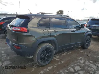 2015 Jeep Cherokee Trailhawk z VIN 1C4PJMBS5FW593975, wystawiony jako Copart lot #43347765 z przebiegiem Nie podano mil oraz Czysty tytuł • Clean title. Historia ofert i sprzedaży dostępna na DreamBid. Obrazek 3.