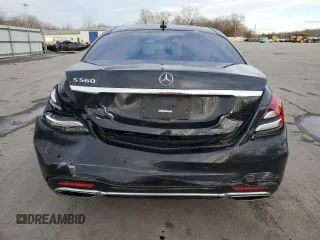 2018 Mercedes-Benz S 560 with VIN WDDUG8DB3JA407853, listed as a Copart auction lot 85775714 with 68,968 mi miles and Salvage Title. Bid and sale history available at carsss.com. Image 6.