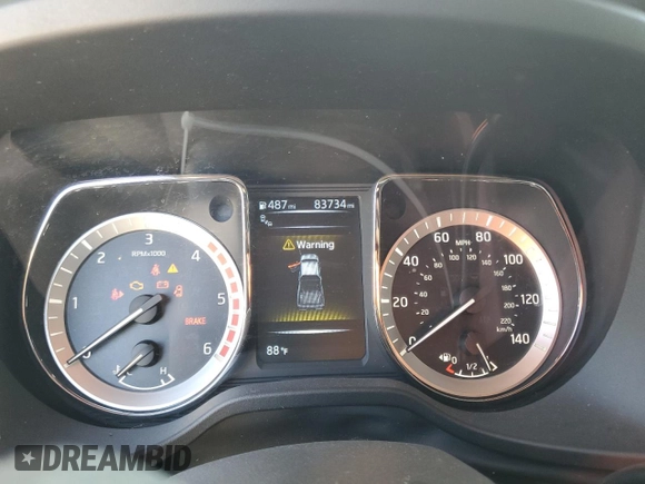 2016 Nissan Titan XD PRO-4X with VIN 1N6BA1F4XGN509643, listed as a Copart auction lot 74530434 with 83,734 mi miles and Clean Title. Bid and sale history available at carsss.com. Image 9.