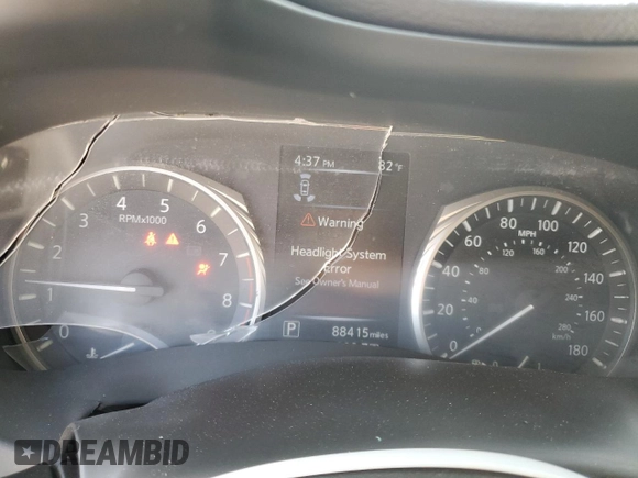 2019 Infiniti Q50 Luxe z VIN JN1EV7AP7KM519508, wystawiony jako Copart lot #53206555 z przebiegiem 88 415 mil mil oraz Nie do naprawy • Non repairable. Historia ofert i sprzedaży dostępna na DreamBid. Obrazek 9.