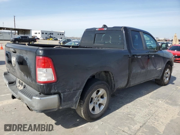 2020 Ram 1500 Big Horn with VIN 1C6RREBTXLN121196, listed as a Copart auction lot 44034035 with 80,849 mi miles and Salvage Title. Bid and sale history available at carsss.com. Image 3.