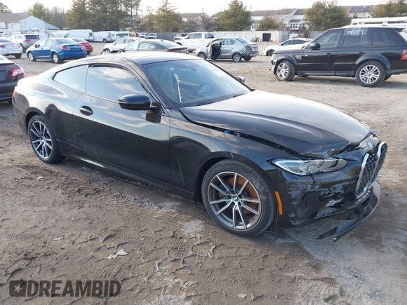 2022 BMW 4 Series 430i xDrive with VIN WBA73AP07NCJ63605, listed as a IAAI auction lot 41685409 with 40,254 mi miles and . Bid and sale history available at DreamBid. Image 1.