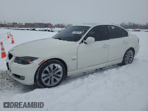 2011 BMW 3 Series 328i xDrive with VIN WBAPK5C50BF126062, listed as a Copart auction lot 41486135 with 141,809 mi miles and Salvage Title. Bid and sale history available at carsss.com. Image 1.