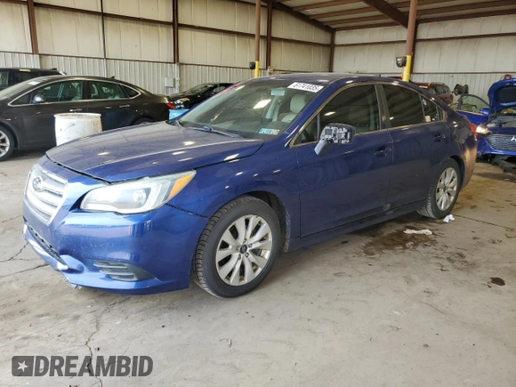 2016 Subaru Legacy Premium with VIN 4S3BNAC61G3022971, listed as a Copart auction lot 61741035 with 123,099 mi miles and Salvage title. Bid and sale history available at DreamBid. Image 1.