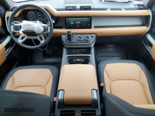 2024 Land Rover Defender X-Dynamic SE with VIN SALE27EUXR2294988, listed as a Copart auction lot 71447334 with 5,601 mi miles and Salvage Title. Bid and sale history available at carsss.com. Image 8.
