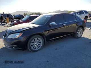 2012 Chrysler 200 Limited with VIN 1C3CCBCG6CN277823, listed as a Copart auction lot 44813385 with 155,889 mi miles and Salvage Title. Bid and sale history available at DreamBid. Image 1.