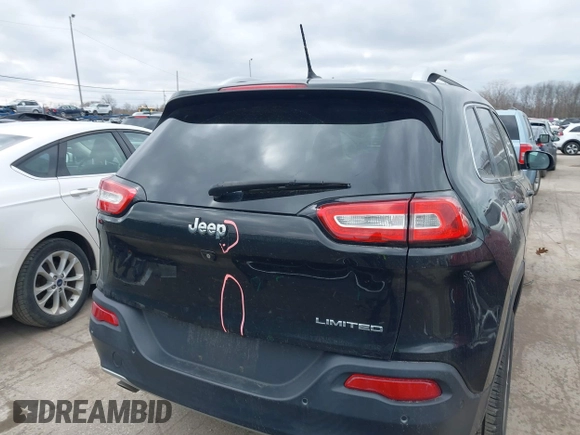 2014 Jeep Cherokee Limited with VIN 1C4PJLDS4EW115066, listed as a IAAI auction lot 41850944 with 125,980 mi miles. Bid and sale history available at carsss.com. Image 17.