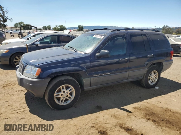 2004 Jeep Grand Cherokee Laredo with VIN 1J4GW48S34C343281, listed as a Copart auction lot 63253325 with 247,697 mi miles and Clean title. Bid and sale history available at DreamBid. Image 1.