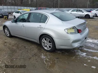2011 Infiniti G25 Journey with VIN JN1DV6AP9BM601309, listed as a IAAI auction lot 41393629 with 278,128 mi miles and . Bid and sale history available at DreamBid. Image 3.