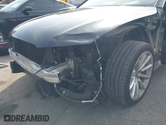 2015 Audi A5 Premium with VIN WAUCFAFR7FA001685, listed as a IAAI auction lot 41461616 with 99,252 mi miles. Bid and sale history available at carsss.com. Image 6.