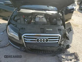 2013 Audi A8 L 3.0L with VIN WAURGAFD1DN000663, listed as a Copart auction lot 50812425 with 0 mi miles and Salvage Title. Bid and sale history available at carsss.com. Image 13.