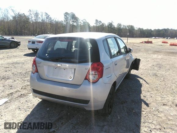 2009 Chevrolet Aveo 1LT with VIN KL1TD66E49B302519, listed as a IAAI auction lot 41740763 with 82,033 mi miles and . Bid and sale history available at DreamBid. Image 4.
