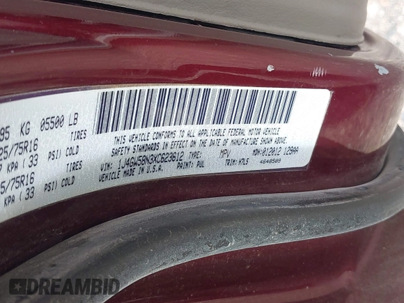 1999 Jeep Grand Cherokee Laredo с VIN 1J4GW58N3XC623612, выставлен на аукционе IAAI как лот 42564352 с пробегом 156 808 миль миль и . История ставок и продаж доступна на DreamBid. Изображение 9.