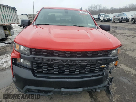 2021 Chevrolet Silverado 1500 Work Truck with VIN 1GCPYAEH3MZ139150, listed as a Copart auction lot 45953515 with 55,394 mi miles and Salvage Title. Bid and sale history available at DreamBid. Image 5.
