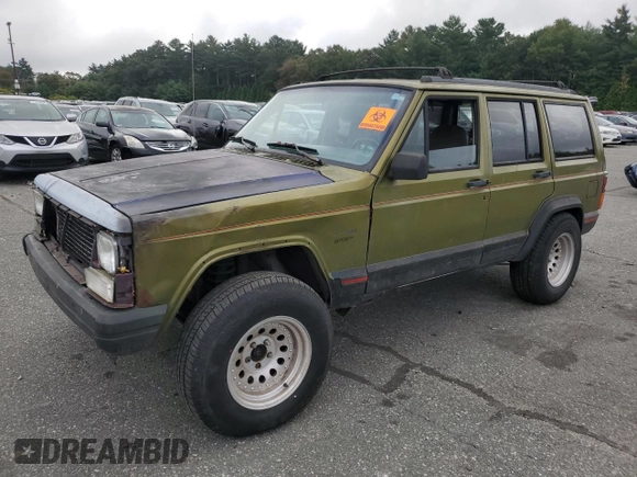 1996 Jeep Cherokee Sport with VIN 1J4FJ68S9TL291661, listed as a Copart auction lot 71968934 with 139,695 mi miles and Salvage Title. Bid and sale history available at carsss.com. Image 1.