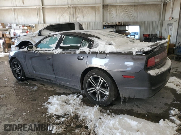 2014 Dodge Charger SXT Plus with VIN 2C3CDXJG4EH372115, listed as a Copart auction lot 41580055 with 197,232 mi miles and Salvage Title. Bid and sale history available at carsss.com. Image 2.