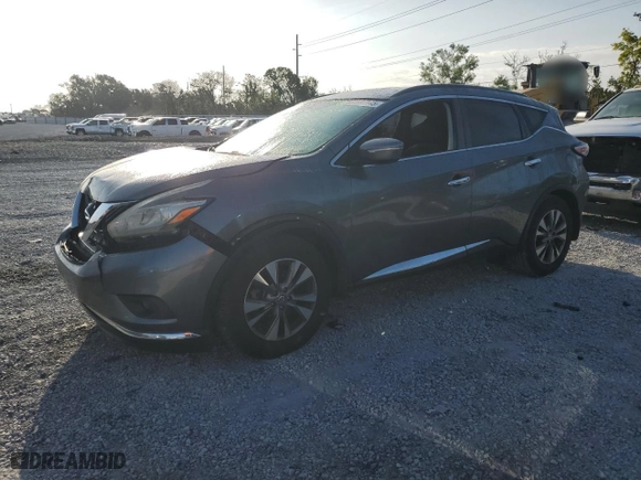 2015 Nissan Murano SV with VIN 5N1AZ2MG5FN224336, listed as a Copart auction lot 51897145 with 90,544 mi miles and Salvage Title. Bid and sale history available at carsss.com. Image 1.