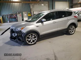 2016 Ford Escape Titanium with VIN 1FMCU9J95GUB20829, listed as a Copart auction lot 52315925 with 97,365 mi miles and Salvage Title. Bid and sale history available at carsss.com. Image 1.