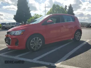 2018 Chevrolet Sonic LT with VIN 1G1JD6SG7J4129829, listed as a Copart auction lot 55029815 with 103,583 mi miles and Clean title. Bid and sale history available at DreamBid. Image 1.