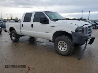 2005 Ford F-250 XL with VIN 1FTSW20P45ED38950, listed as a Copart auction lot 85577784 with 171,165 mi miles and Salvage Title. Bid and sale history available at DreamBid. Image 4.