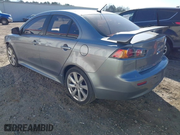 2015 Mitsubishi Lancer GT with VIN JA32U8FWXFU025656, listed as a IAAI auction lot 41482098 with 295,626 mi miles. Bid and sale history available at carsss.com. Image 3.