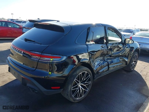 2023 Porsche Macan with VIN WP1AA2A5XPLB15591, listed as a IAAI auction lot 41142155 with 20,433 mi miles. Bid and sale history available at carsss.com. Image 4.